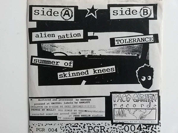 The Messyhairs : Alien Nation E.P. (7", EP)