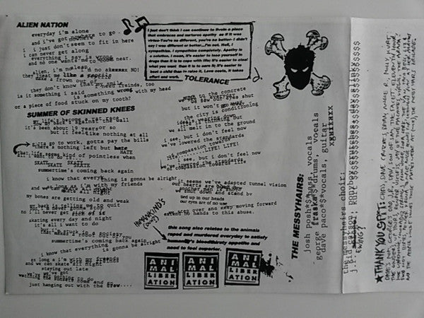 The Messyhairs : Alien Nation E.P. (7", EP)