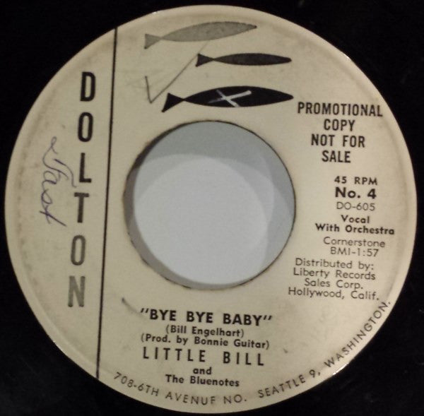 Little Bill And The Bluenotes : I Love An Angel (7", Single, Promo)
