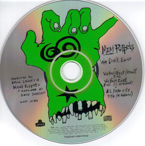 Meat Puppets : We Don't Exist (CD, Single, Promo)