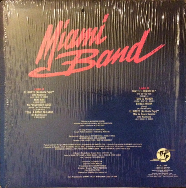 Miami Band : Miami Band (LP, Album)