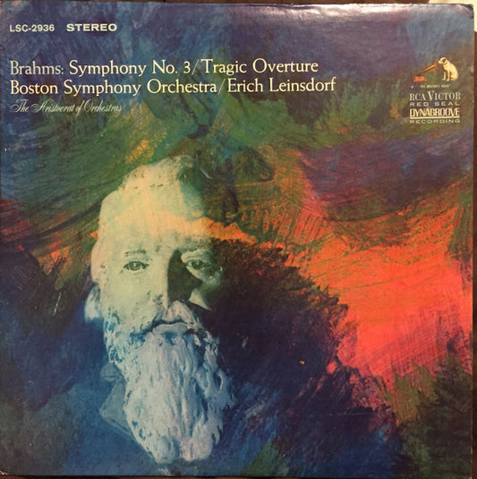 Brahms* - Erich Leinsdorf, Boston Symphony Orchestra : Symphony No. 3 / Tragic Overture (LP, Album)