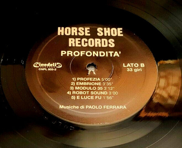 Paolo Ferrara : Profondità (2xLP, Album, Ltd, Num, RE)