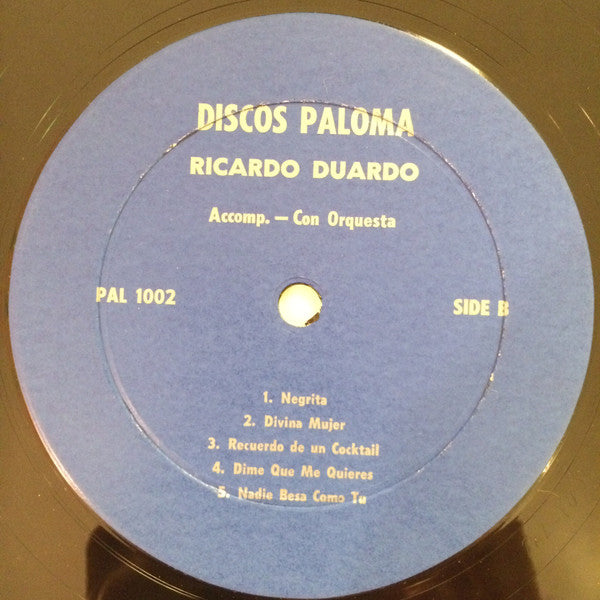 Ricardo Duardo : Ricardo Duardo Canta Melodias Mexicanas (LP)