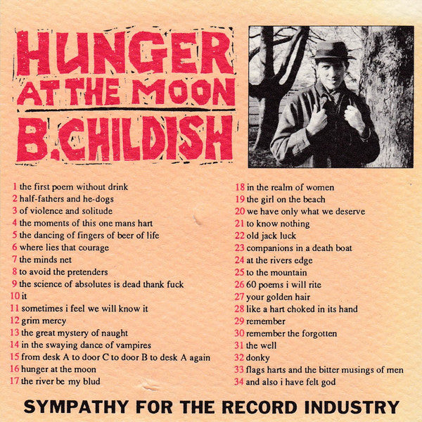 Billy Childish : Hunger At The Moon (CD)