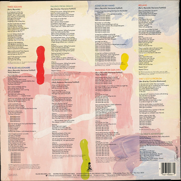 Marianne Faithfull : A Child's Adventure (LP, Album, SP )
