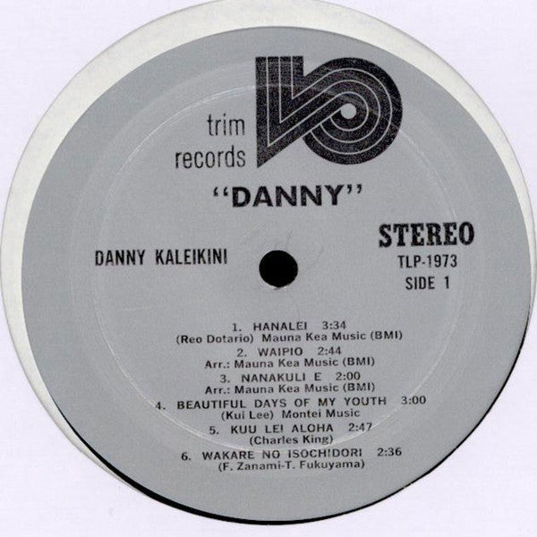 Dan Kaleikini : Danny (LP, Album)
