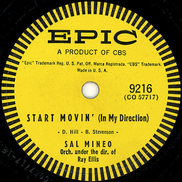 Sal Mineo (2) : Start Movin' (In My Direction) / Love Affair (Shellac, 10")