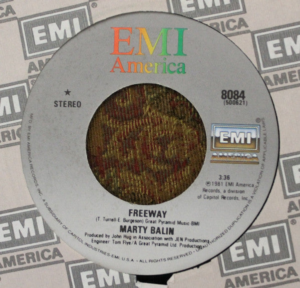 Marty Balin : Hearts / Freeway (7", Single, Com)