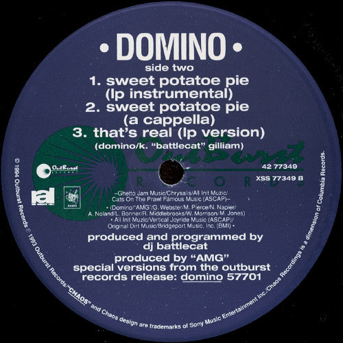 Domino : Sweet Potatoe Pie (12")