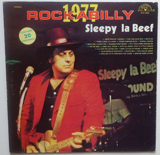 Sleepy La Beef : 1977 Rockabilly (LP, Album, Yel)