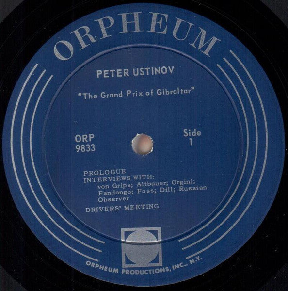 Peter Ustinov : The Grand Prix Of Gibraltar (LP)