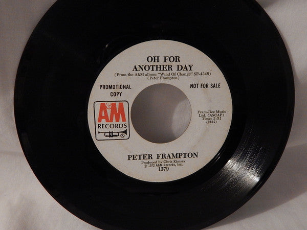Peter Frampton : Jumping Jack Flash / Oh For Another Day (7", Single, Promo)