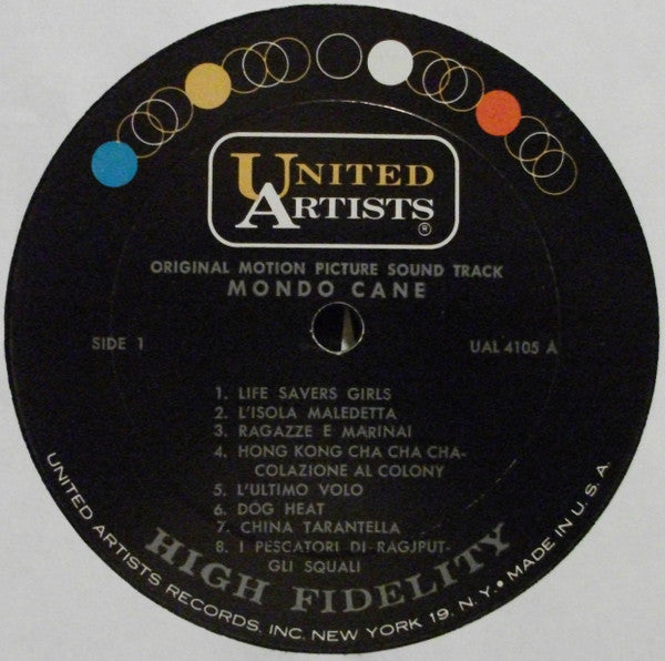 Riz Ortolani And Nino Oliviero : Mondo Cane (Original Motion Picture Soundtrack) (LP, Album, Mono)