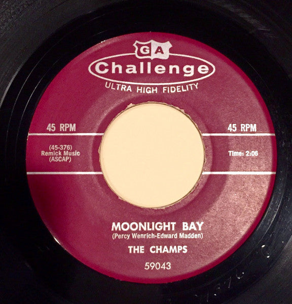 The Champs : Caramba / Moonlight Bay (7", Single)