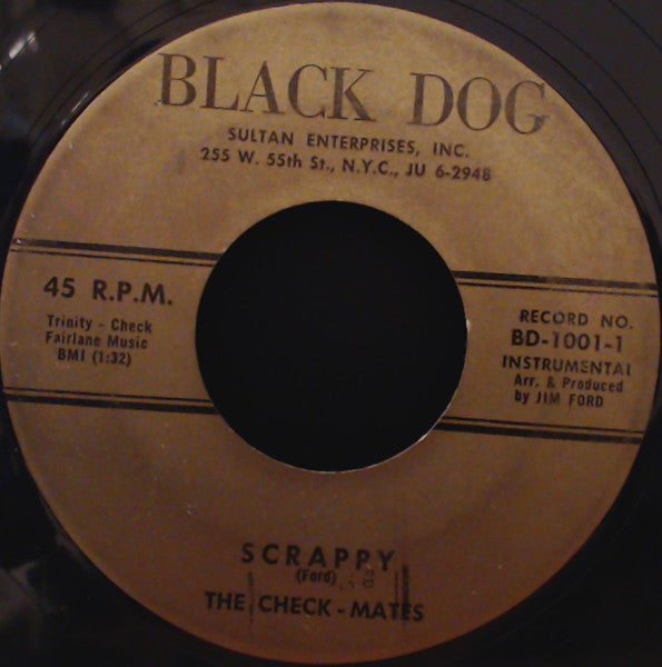 The Check-Mates : Scrappy / The Happy Choo Choo (7", Single)