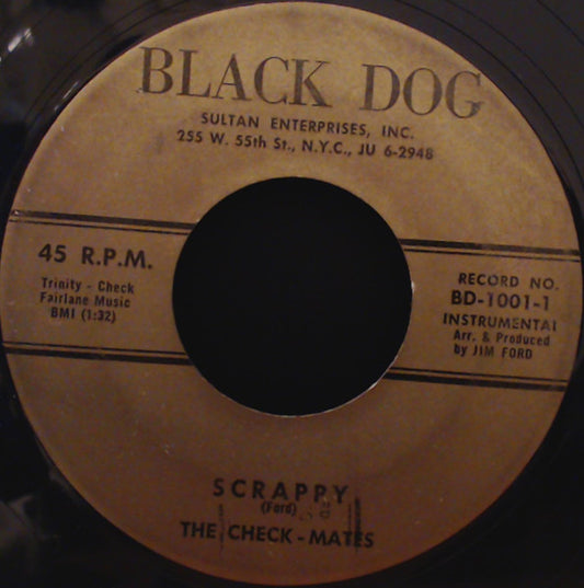 The Check-Mates : Scrappy / The Happy Choo Choo (7", Single)