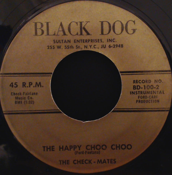 The Check-Mates : Scrappy / The Happy Choo Choo (7", Single)