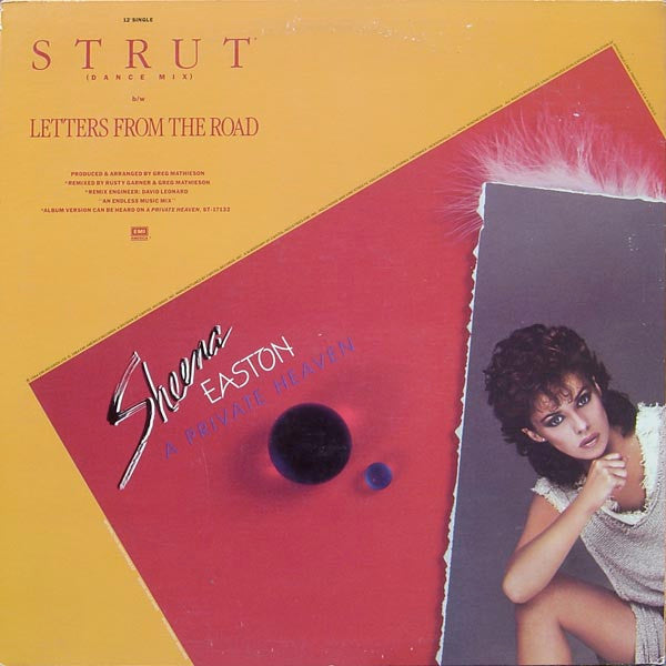 Sheena Easton : Strut (12", Single, Win)