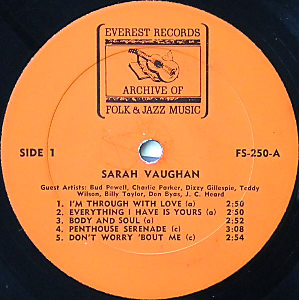 Sarah Vaughan : Sarah Vaughan (LP, Comp, "Si)