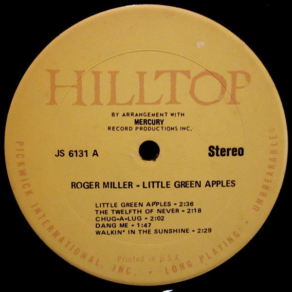 Roger Miller : Little Green Apples (LP, Comp)