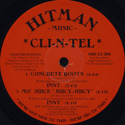 Cli-N-Tel : Concrete Roots (12", Red)