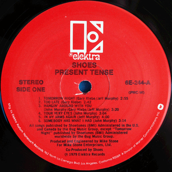 Shoes : Present Tense (LP, Album, PRC)