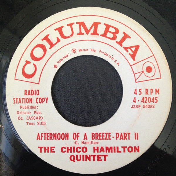 The Chico Hamilton Quintet : Afternoon Of A Breeze (7", Promo)