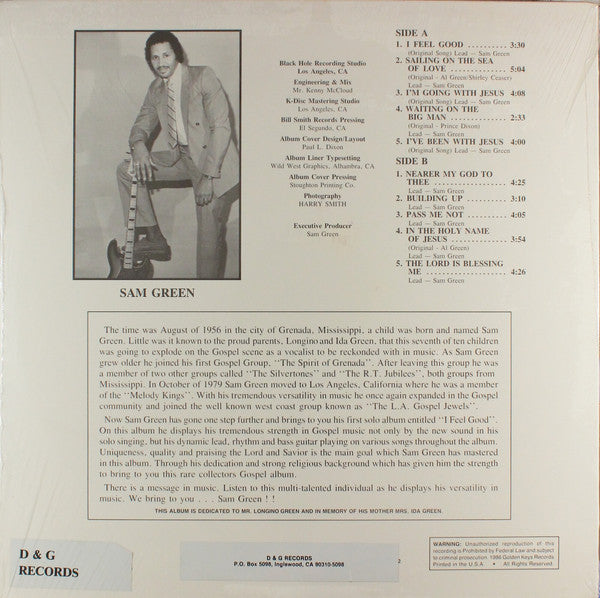 Sam Green (3) : I Feel Good (LP)