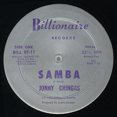 Jonny Chingas : Samba (12")