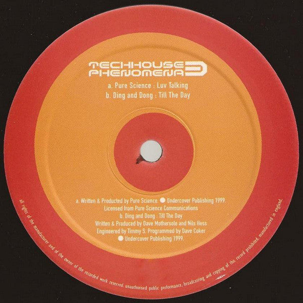 Pure Science / Ding & Dong : Techhouse Phenomena 3 (12")