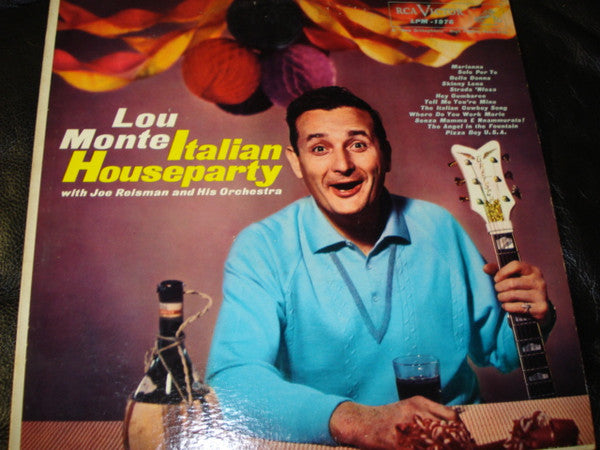 Lou Monte : Italian Houseparty (LP, Album, Mono)