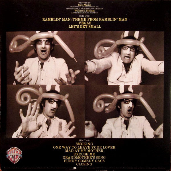 Steve Martin (2) : Let's Get Small (LP, Album, Jac)