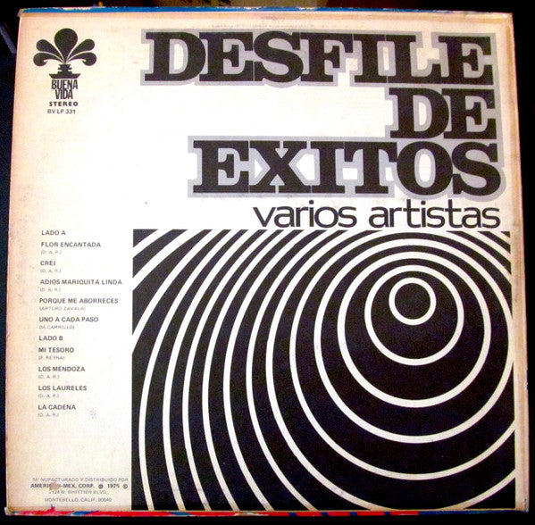 Various : Desfile De Exitos - Varios Artistas (LP)