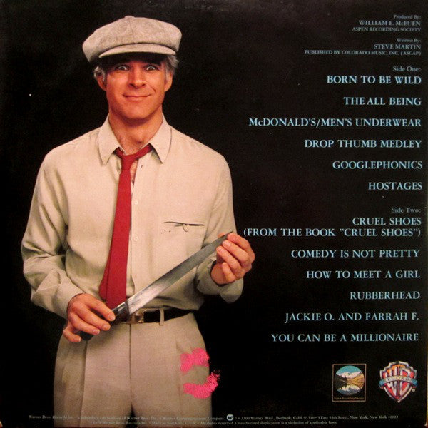 Steve Martin (2) : Comedy Is Not Pretty (LP, Album, Gol)