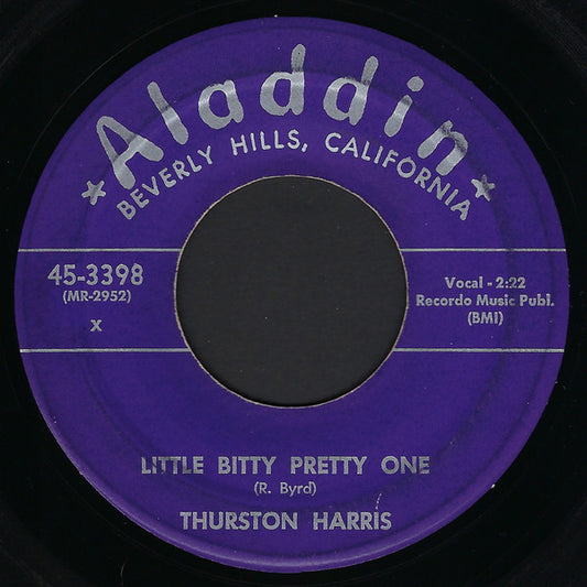 Thurston Harris : Little Bitty Pretty One / I Hope You Won't Hold It Against Me (7", Single, Pur)