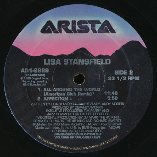 Lisa Stansfield : All Around The World (12")