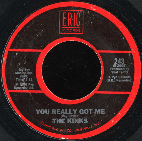 The Kinks : You Really Got Me / A Well Respected Man (7", RE)