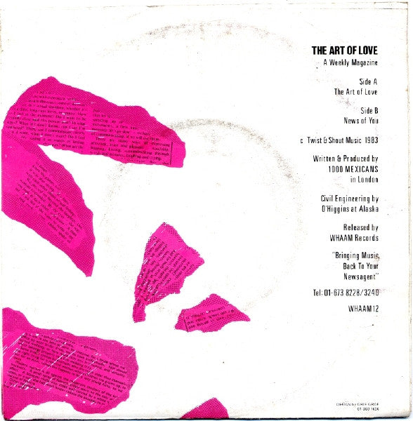 1000 Mexicans : The Art Of Love (7", Single)