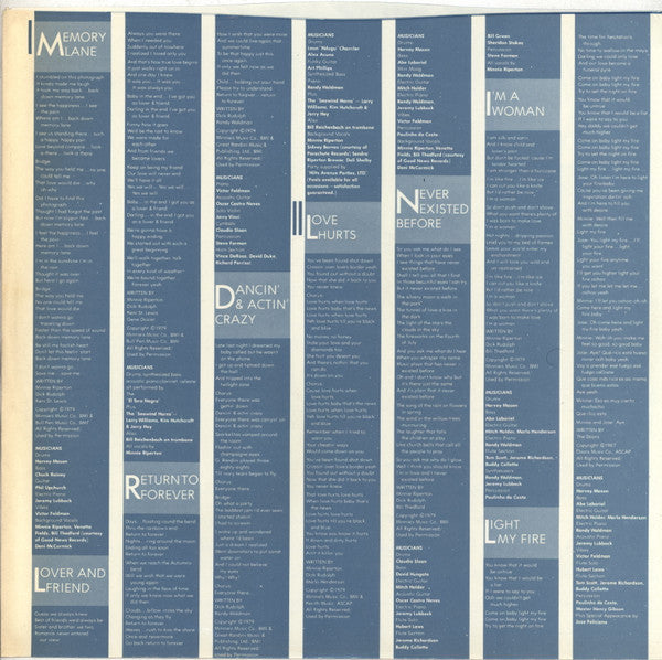 Minnie Riperton : Minnie (LP, Album, Los)