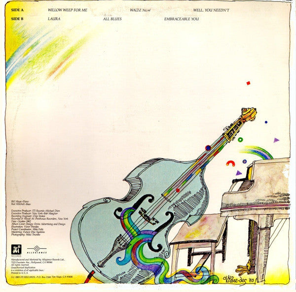 Bill Mays & Red Mitchell : Two Of A Mind (LP, Album)