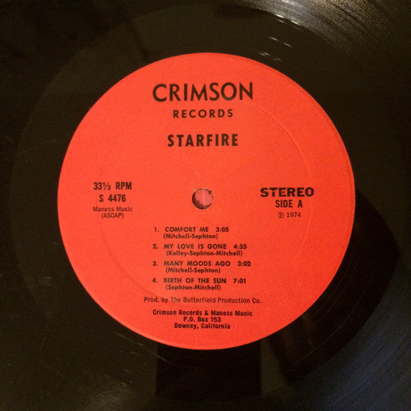 Starfire (4) : Starfire (LP, Album)