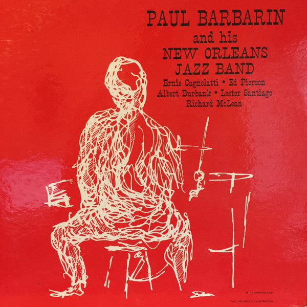 Paul Barbarin And His Jazz Band : Paul Barbarin's New Orleans Jazz Band (LP, Album, Mono)