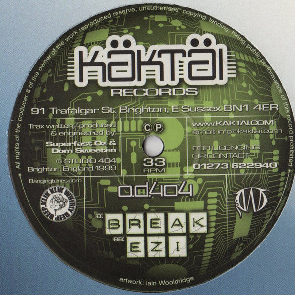 OD404 : Break / Ezi (12")