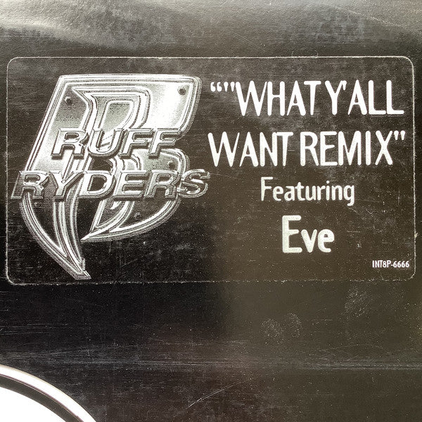 Ruff Ryders : What Y'All Want (12", Promo)