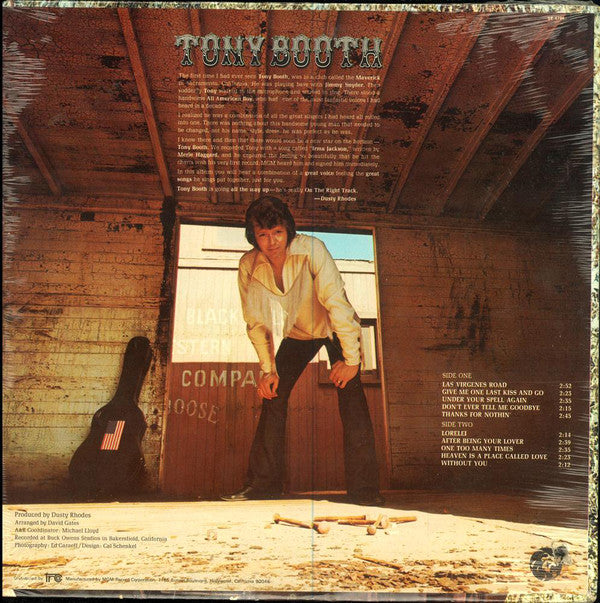 Tony Booth : On The Right Track (LP, Album)