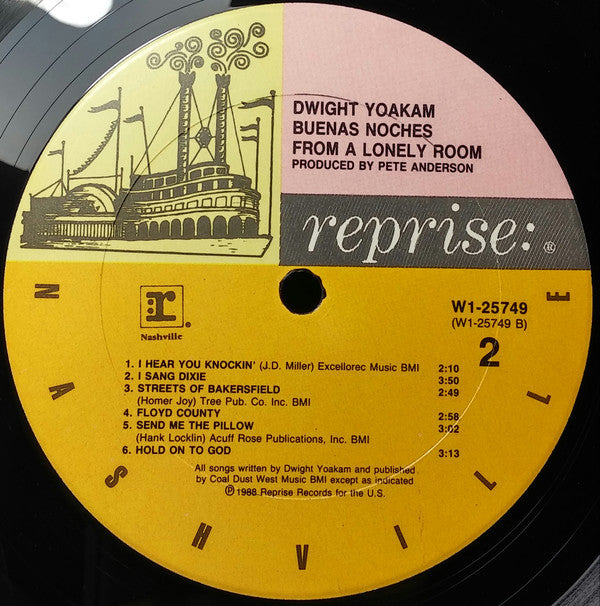 Dwight Yoakam : Buenas Noches From A Lonely Room (LP, Album, Club, Car)