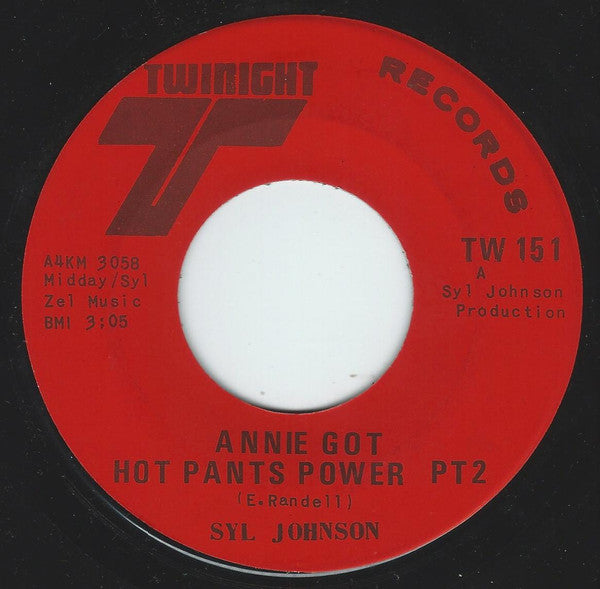 Syl Johnson : Annie Got Hot Pants Power (7", Single)