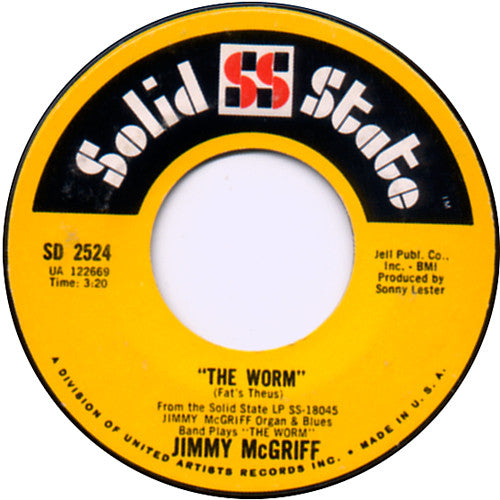 Jimmy McGriff : The Worm / Keep Loose (7", Styrene, Mon)