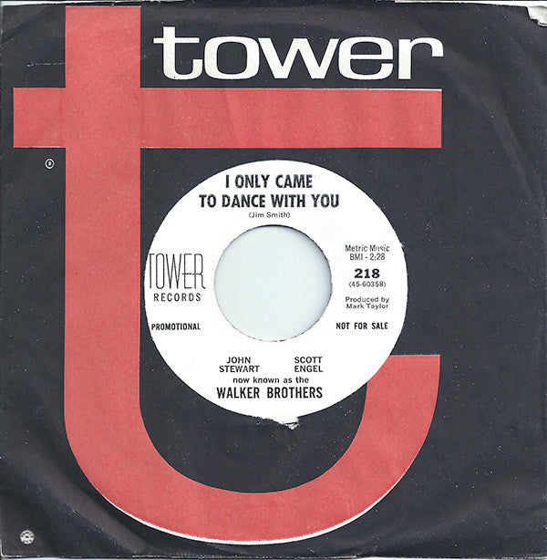 John Stewart & Scott Engel : I Only Came To Dance With You (7", Single, Mono, Promo)